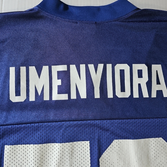 New York Giants Osi Umenyiora Reebok NFL Blue Jersey Men's size XL Football - Picture 8 of 12